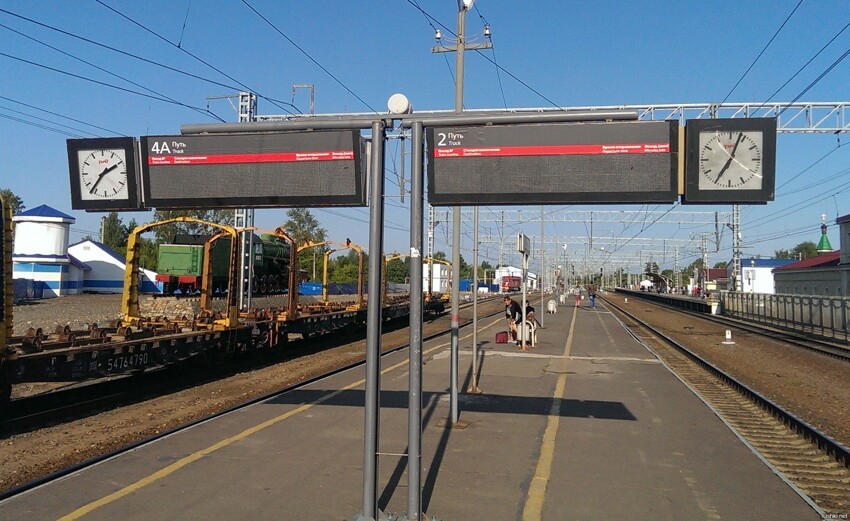 На этом вокзале вам очень сложно будет опоздать на поезд