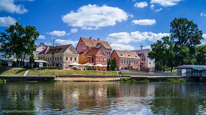 Район старого Минска в самом центре.