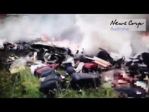 MH17. Первые кадры. First Footage. 