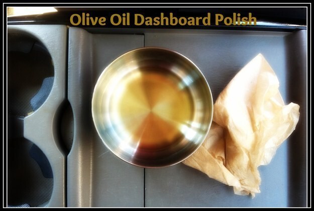 8. Используйте оливковое масло, чтобы отполировать приборную доску