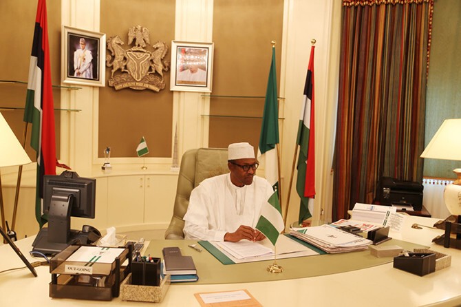 Рабочий кабинет президента Нигерии