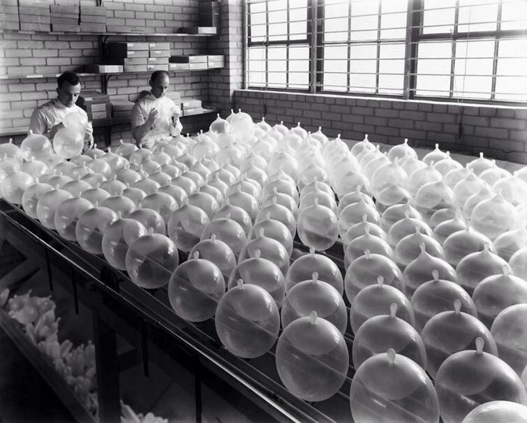 Испытание презервативов, 1935 год