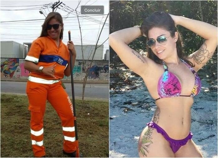 Самая сексуальная уборщица Бразилии