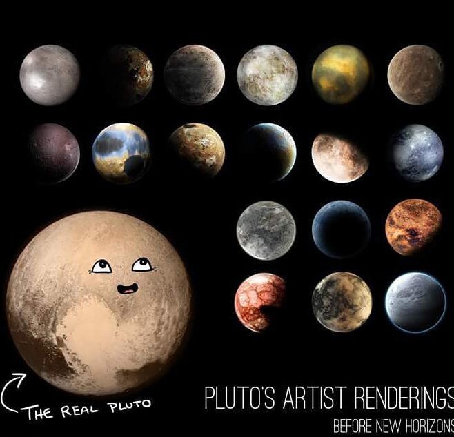 Плутон в творчестве народных умельцев