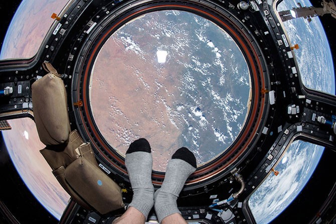Вид на Землю с на борта Международной космической станции, 9 июля 2015.