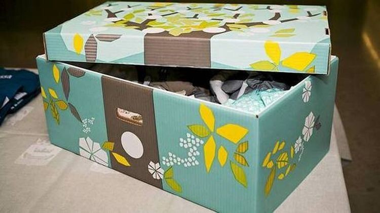 Легендарная финская картонная коробка для новорожденных