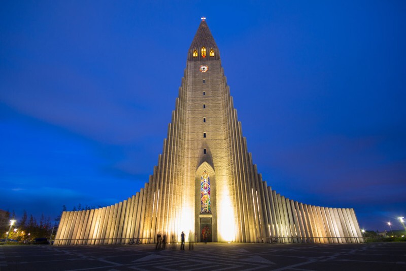 1. Хадльгримскиркья (церковь Хадльгримюра) - Рейкьявик, Исландия