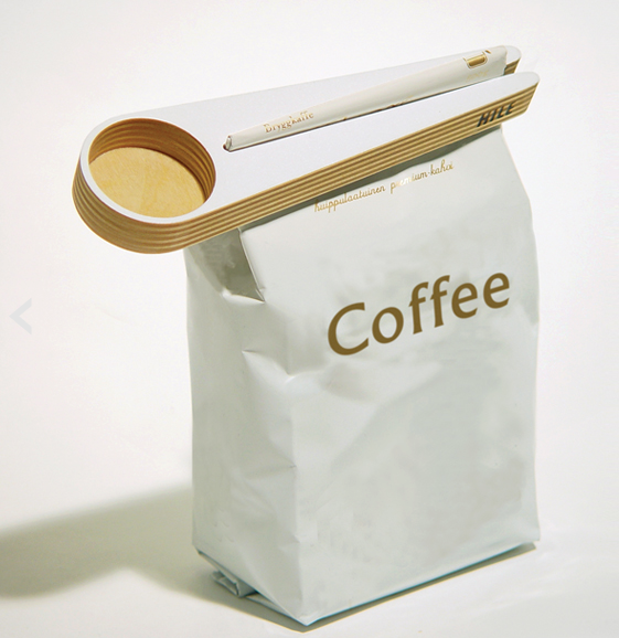 6. Еще один пример ложки-прищепки для герметичного хранения кофе