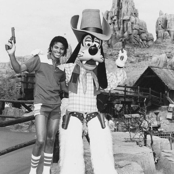 Майкл Джексон и Гуфи, 1980 год