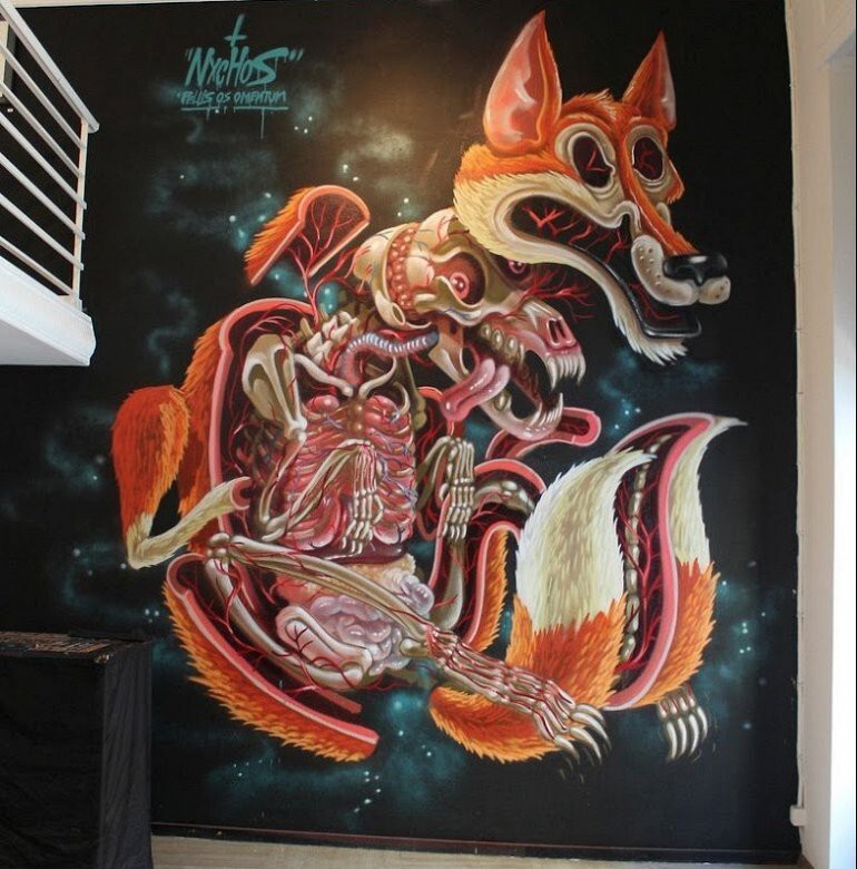 Анатомия уличного искусства от художника Nychos