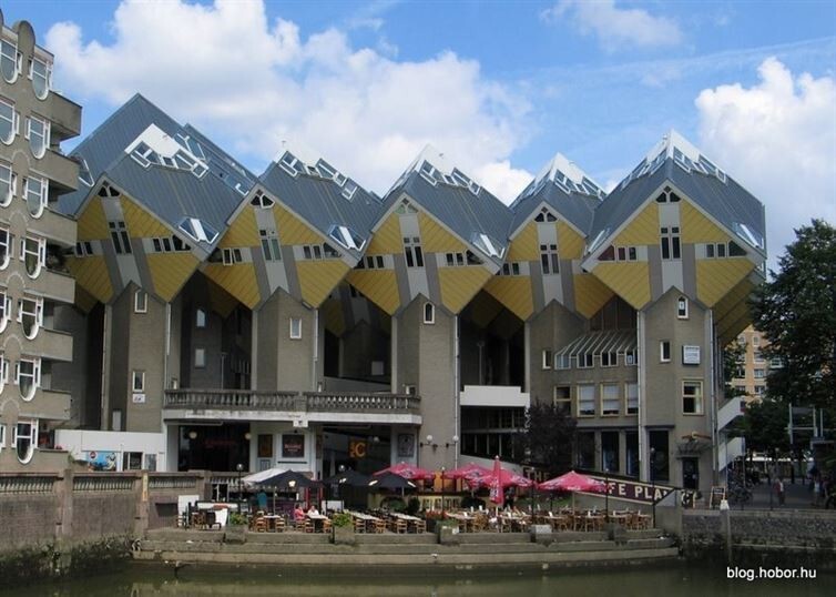 15. Кубические дома, Роттердам, Нидерланды 