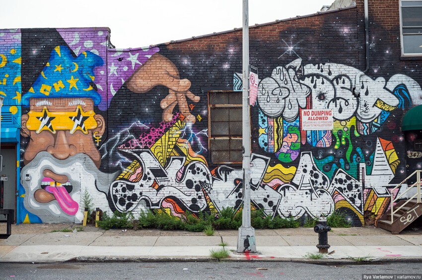 Уличное рисунки в Нью-Йорке