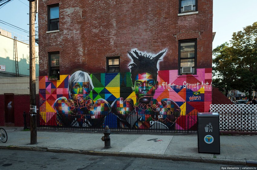 Уличное рисунки в Нью-Йорке