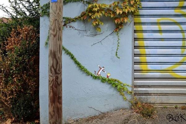 Граффити и растения
