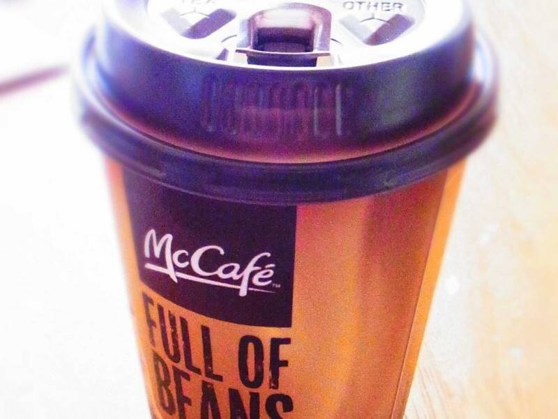 Маленький кофе в Макдональдсе 