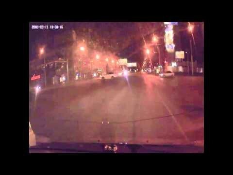 Ночная авария в Новосибирске 