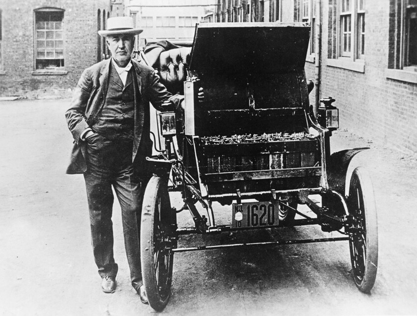 Первые электрические автомобили