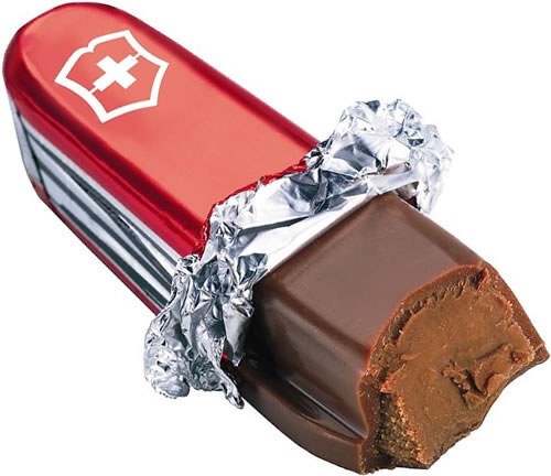 24. Шоколад или швейцарский нож?
