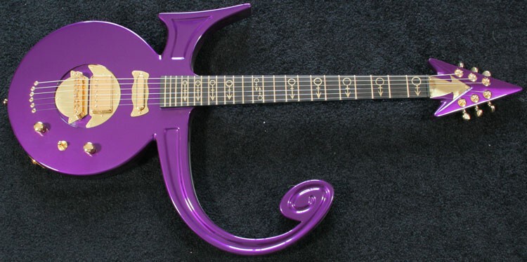 1. Гитара с символом Принса
