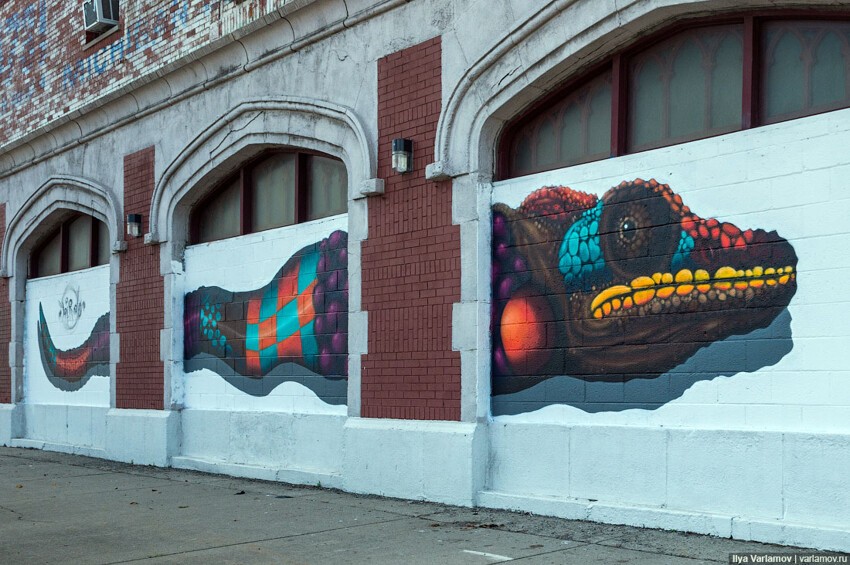Уличное искусство в Детройте