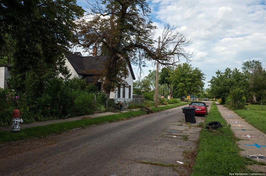 Уличное искусство в Детройте