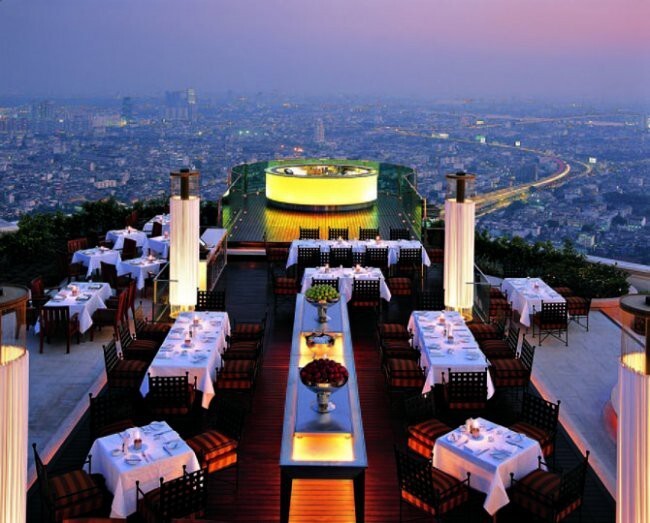 Бар на крыше отеля Lebua Hotel, Банкок, Таиланд