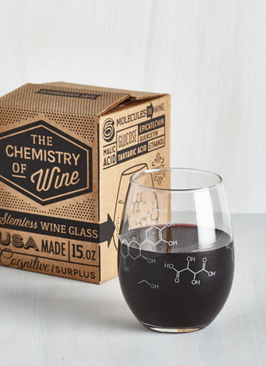 28. И, наконец, "химический" бокал для вина - как раз для пятничной вечеринки!