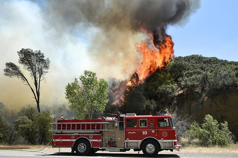 Калифорния в огне: лесные пожары на западе США