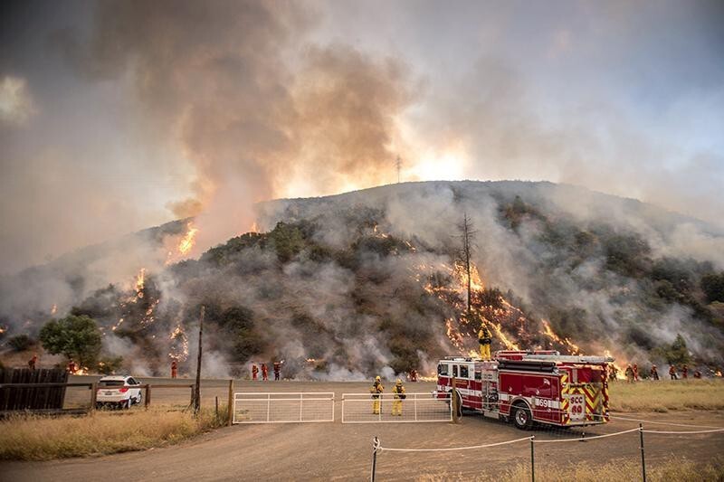 Калифорния в огне: лесные пожары на западе США