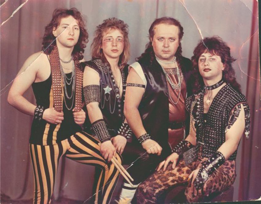13. Белорусский метал–бэнд "Вепри суицида", 1980–е.