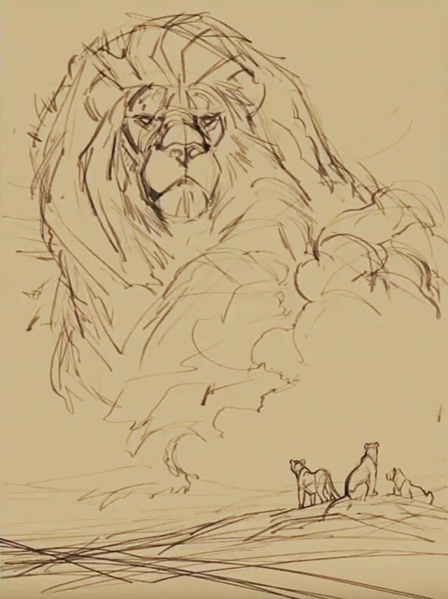 Аниматор студии Дисней создал картину в память об убитом льве Сесиле