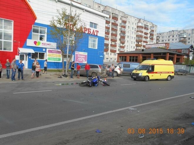 Мотоциклист насмерть сбил пешехода в Тюмени