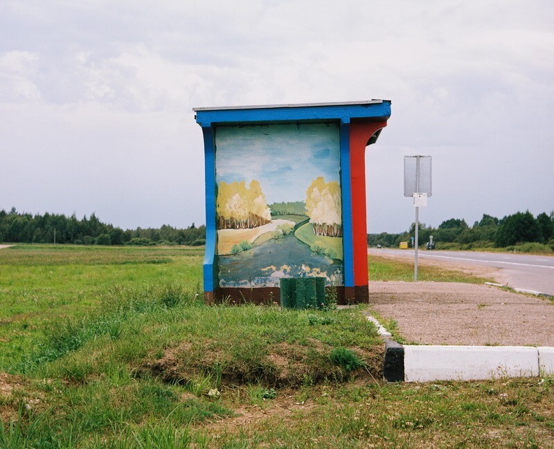 Автобусные остановки в Беларуси, которые были расписаны в 80-х