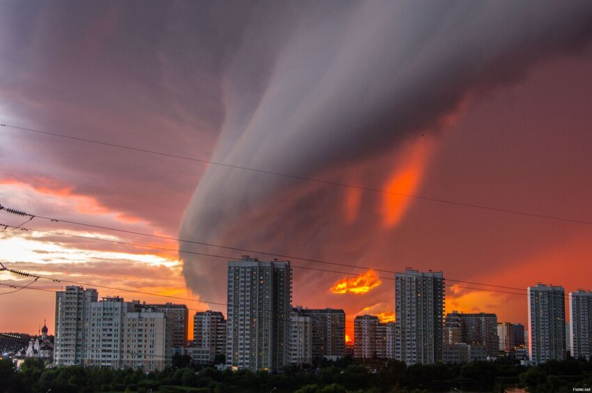 фото сделанные мной во время сильных ливней в Москве