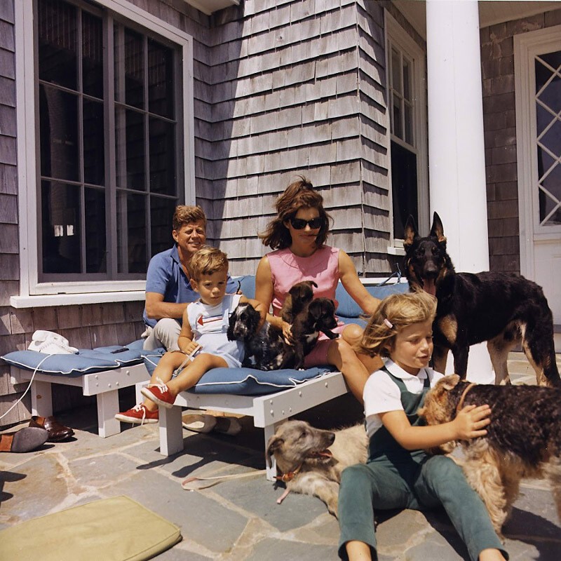 Семья Кеннеди в Хайанис-Порте, 14 августа 1963 года