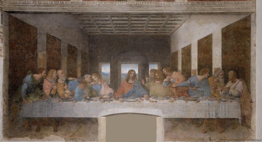 Когда Леонардо да Винчи писал «Тайную вечерю», он придавал особое значение дв...
