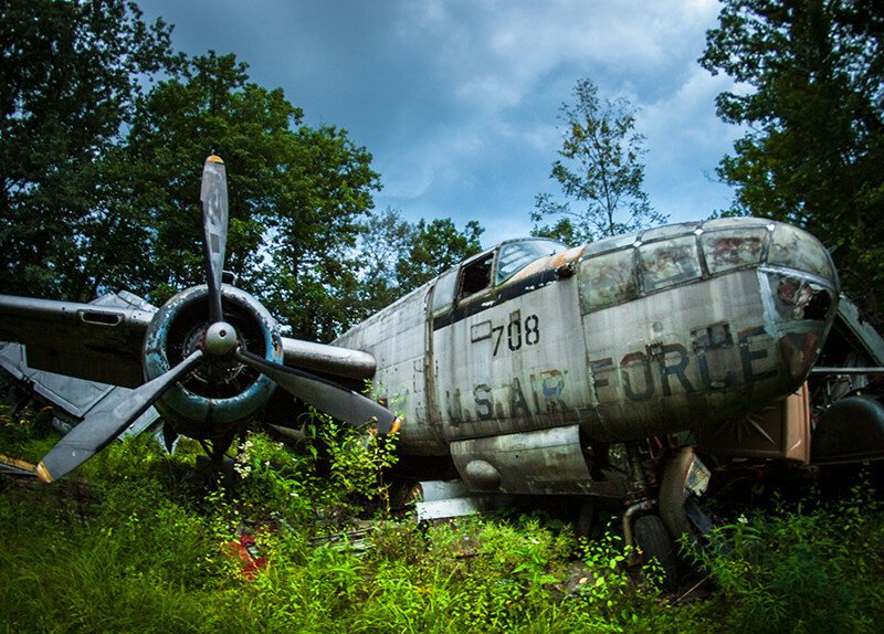 1. Кладбище военных самолётов в Огайо.