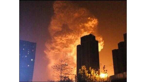 Мощный взрыв в Китае был виден даже из космоса
