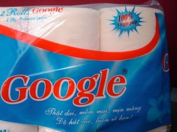 20. Туалетная бумага Google