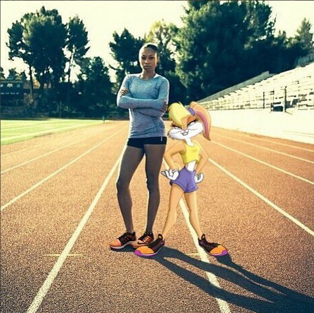 Allyson Felix https://instagram.com/af85/