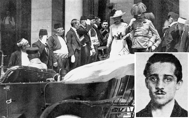 1. Эрцгерцог Франц Фердинанд и его жена 28 июня 1914 года, в день, когда они были убиты Гаврилой Принципом в Сараево  