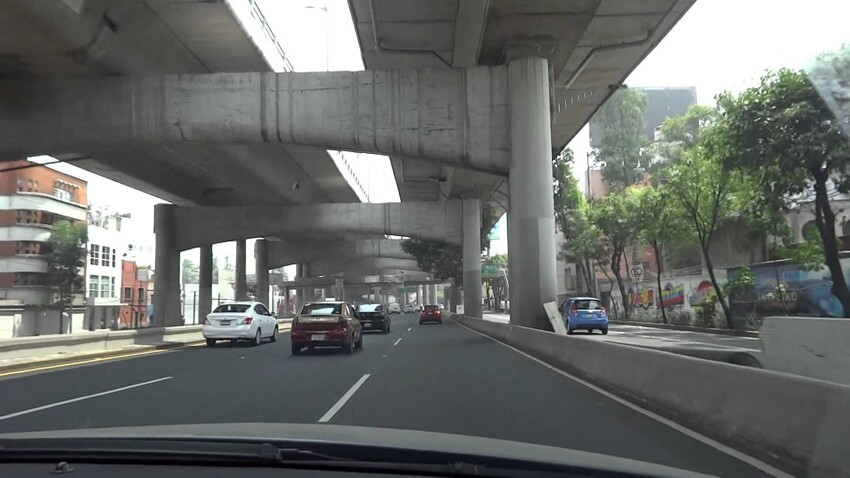 Мехико впечатляет своей транспортной системой 