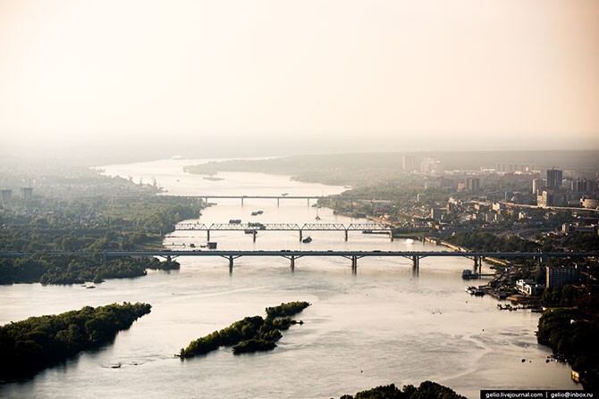 Мосты через Обь.