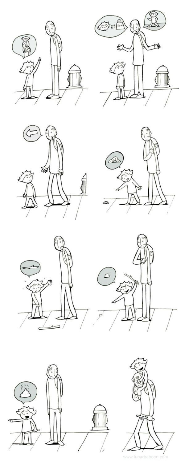 Веселые комиксы о типичной семейной жизни