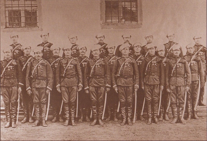 Кавалеры Георгиевского кресат второго эскадрона, София, 1878: