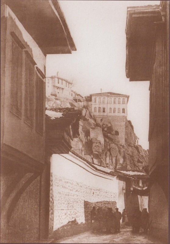 А. Д. Иванов. Вид на одну из улиц Филиппополя (Пловдива), январь 1878: