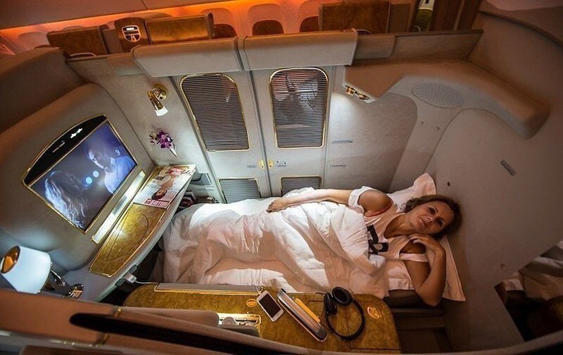 Полёт первым классом на авиакомпании Emirates.