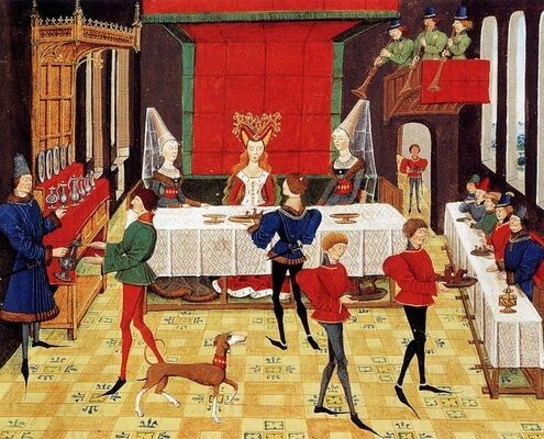 Средневековье: столовые премудрости и этикет