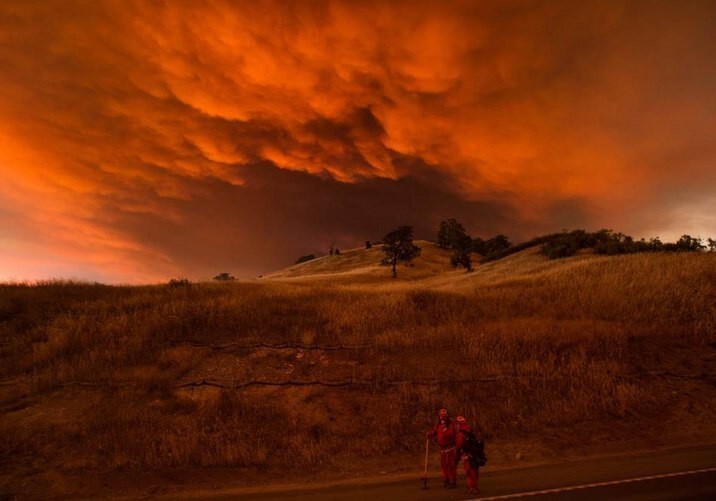 Пожар в Калифорнии