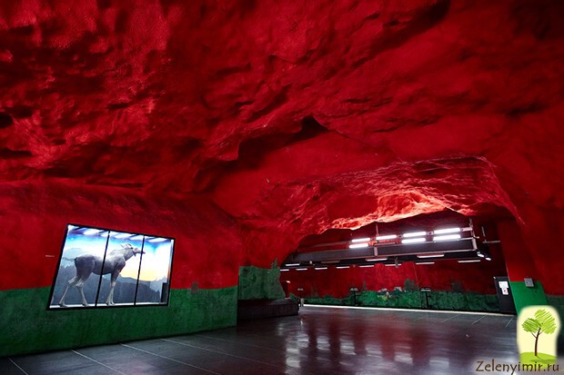Метро в Швеции – самая длинная художественная галерея в мире